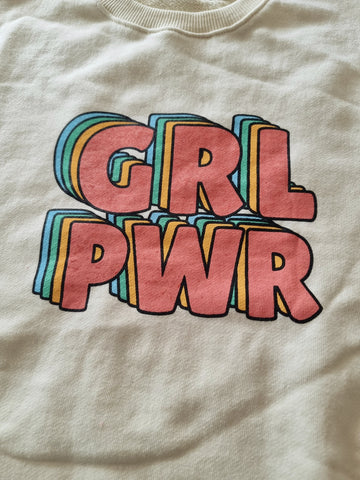GRLPWR CREAM 8-10 Y SMALL IMPERFECTION