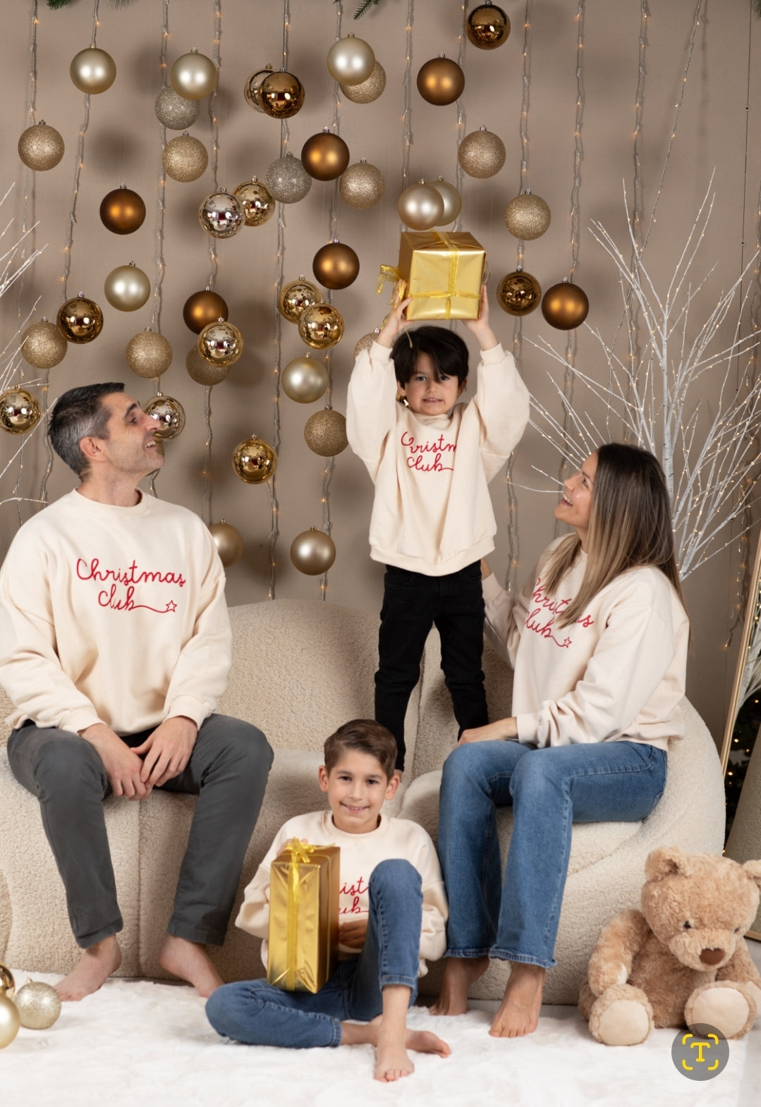 family christmas jumper set