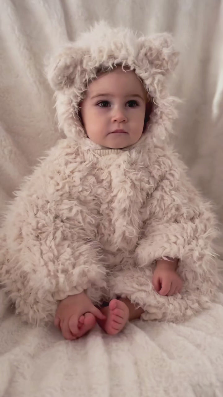 Baby fluffy hat on sale