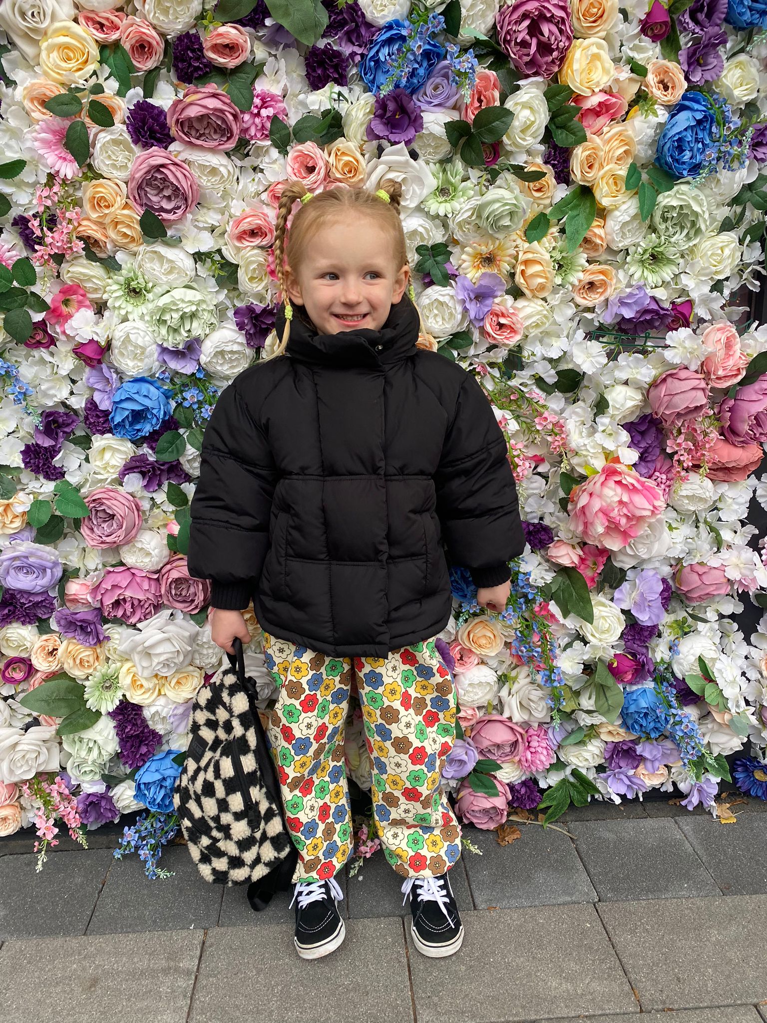 Adorable Floral Winter Trousers for Kids