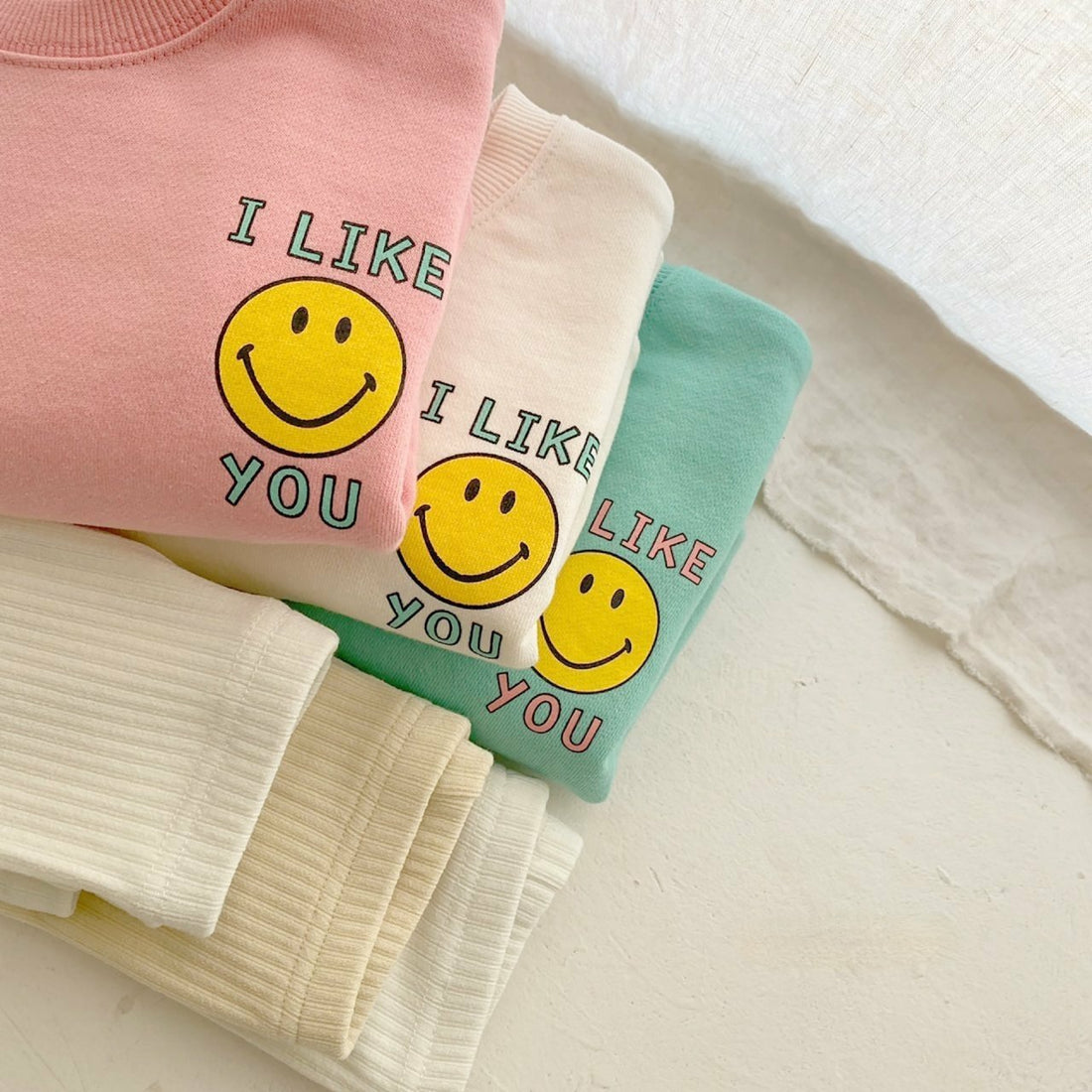 I LIKE YOU BABY SLOGAN OUTFIT