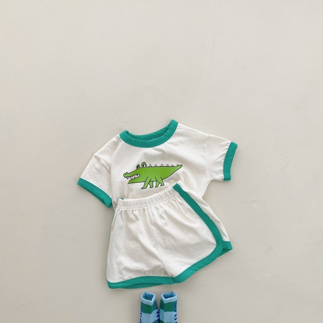 CROC SET🐊 - Adorable Summer Outfit for Kids
