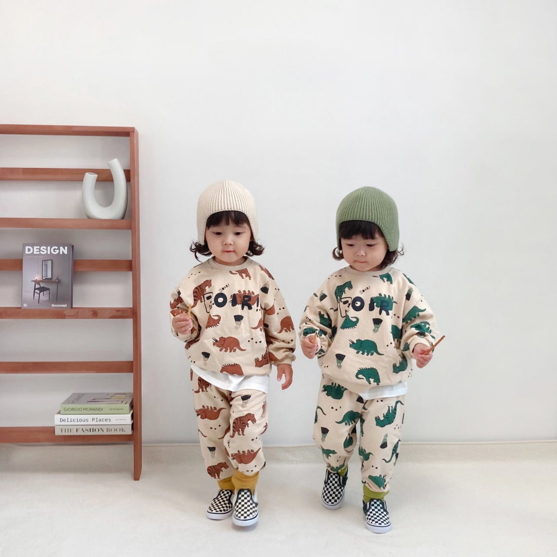 Explore Style with Curious Child's Dinosaur Tracksuit | Fun & Colorful Kids' Fashion