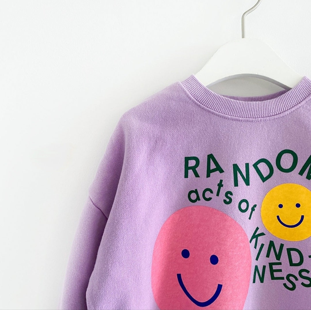 Be Kind Unisex Jumper - Colorful, Oversized, 100% Cotton