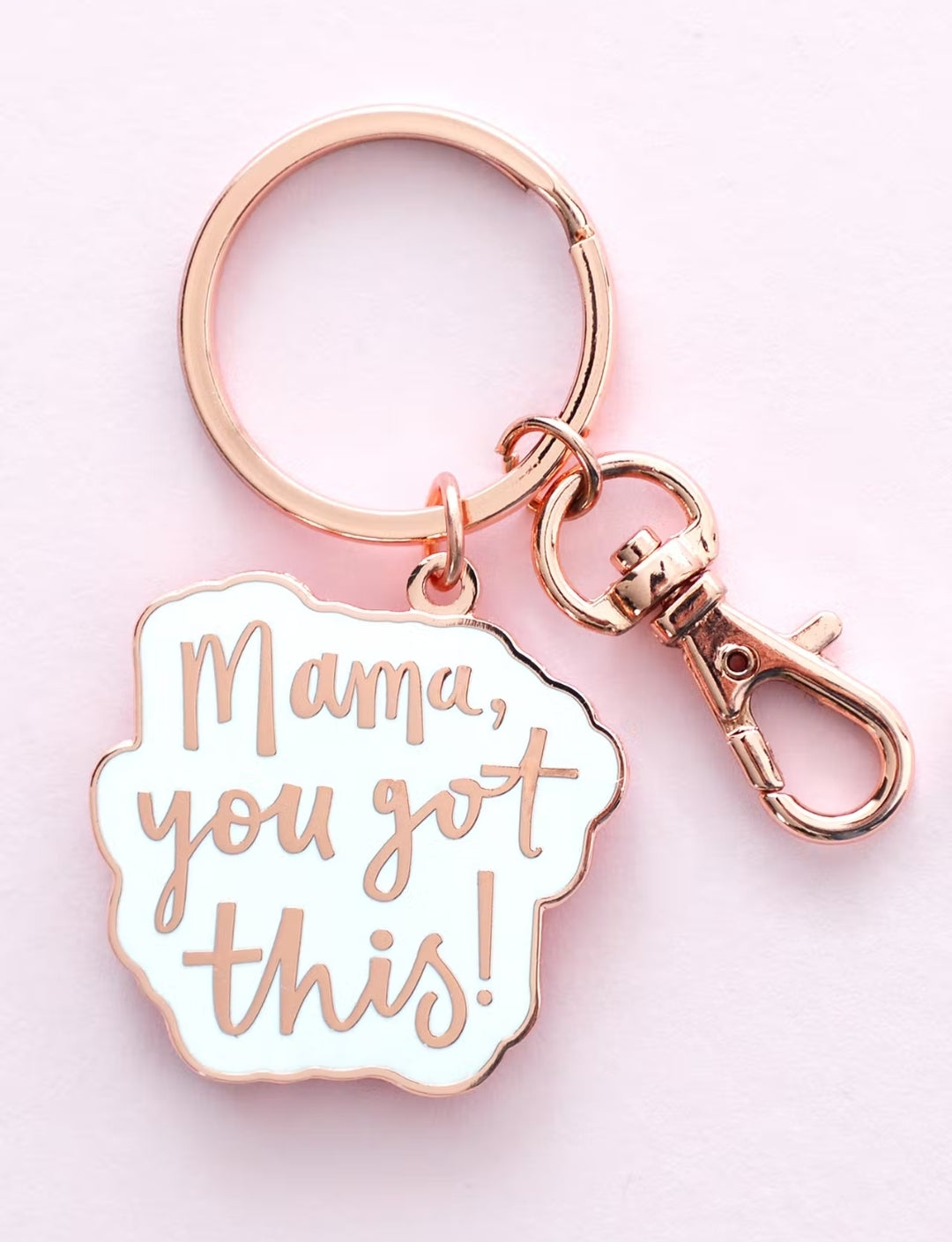 enamel keyring
