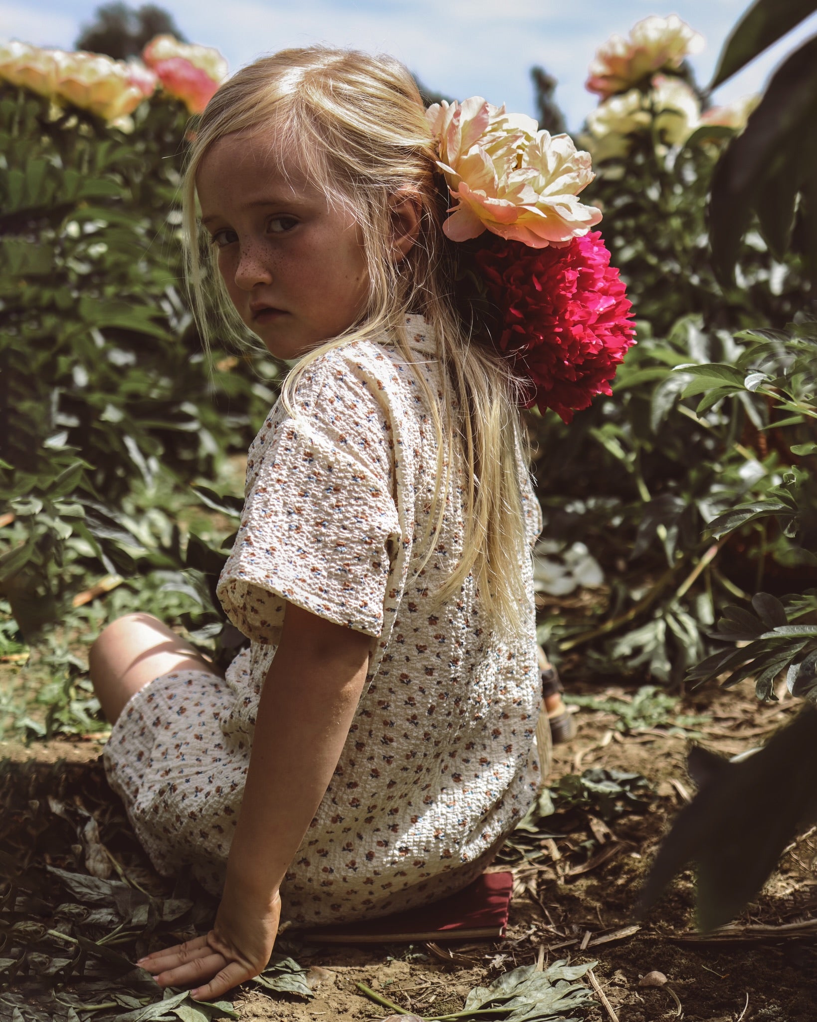 Adorable Floral Summer Outfit for Kids